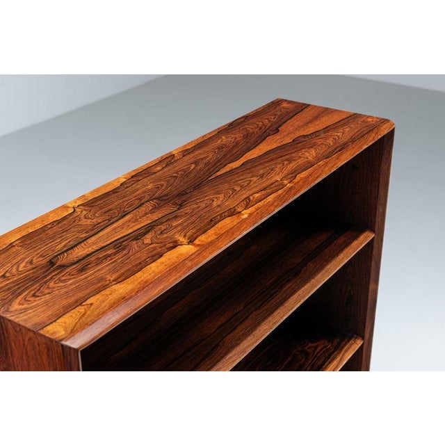 Brown Bookcase in Rosewood by Ejvind Johansson for Ivan Gern, Denmark, 1960s For Sale - Image 8 of 13