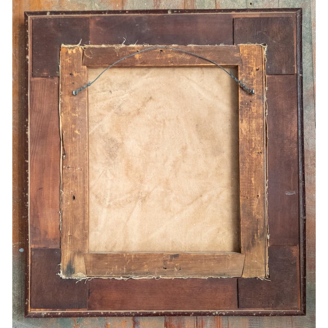 Early 20th Century Rustic Adirondack Cabin Folk Art Painting of Deer For Sale - Image 13 of 15