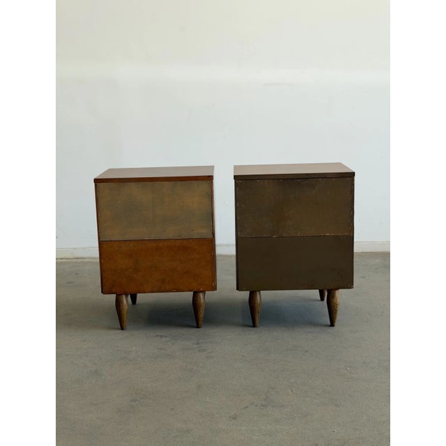 Vintage Broyhill Nightstands Pair For Sale - Image 10 of 15