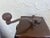 Wood Antique Primitive Wooden Box Coffee Grinder With Iron Crank For Sale - Image 7 of 11