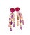 Traditional Bochic "Capri" Red Ruby & Purple Amethyst Earrings Set in 18k Gold & Silver For Sale - Image 3 of 18