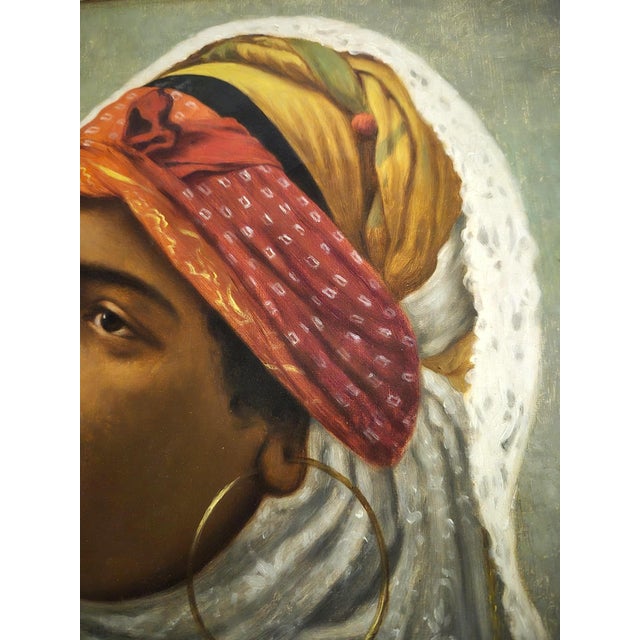 Luis Anglada Pinto, Nude Young Oriental Woman, 1920s, Oil Painting on Canvas, Framed For Sale - Image 8 of 9