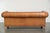 2.5-Seater Chesterfield Sofa in Sheepskin Leather For Sale - Image 3 of 14
