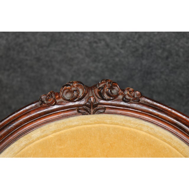 Pair Louis XVI Style French Armchairs For Sale - Image 10 of 13