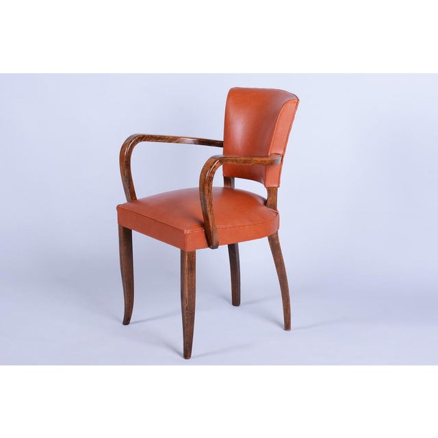 Art Deco Armchair in Beech from Jules Leleu, France, 1930s For Sale - Image 15 of 15