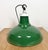 British Industrial Green Enamel Factory Pendant Lamp, 1960s For Sale - Image 12 of 16