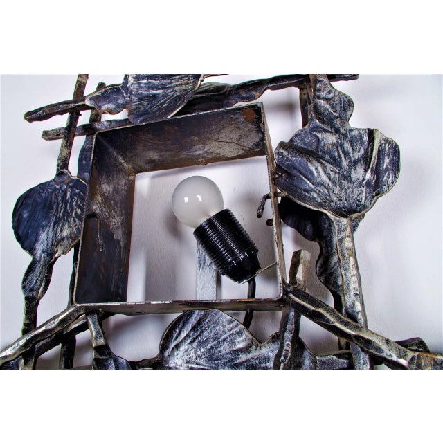 Wall Sculpture or Sconce from A+E Leuchte, 1970s For Sale - Image 7 of 12