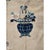 1890s Ivory Vase Medallion Antique Chinese Peking Rug 9' 3" X 11' 9" Wool Carpet For Sale - Image 10 of 10
