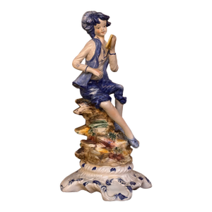 Capodimonte Made in Italy Large Figure of a Scholar