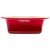 1980s Vintage French Le Creuset Cerise Enameled Cast-Iron Rectangular Roaster For Sale - Image 5 of 12