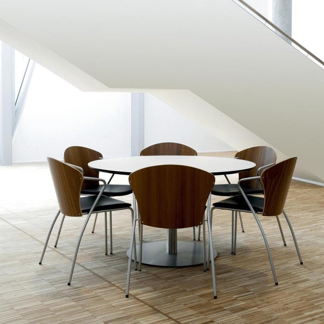 Metal EO 5400 White Stackable Bessi Chair by Erla Sólveig Óskarsdóttir For Sale - Image 7 of 10