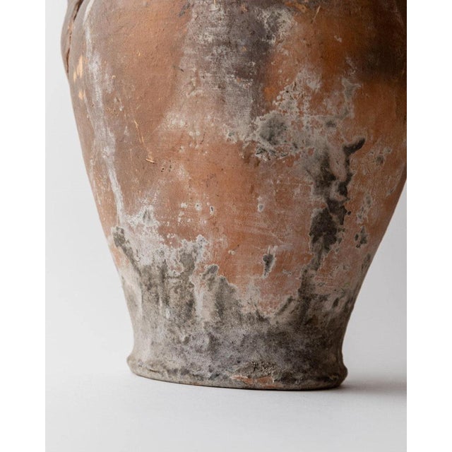 Antique Italian Terracotta Amphora with Twisted Handles, 18th Century For Sale - Image 4 of 11