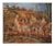 1940s After Camille Pissarro "The Red Roofs in Pontoise", First Edition Parisian Full-Color Print For Sale