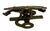 Solid Vintage Brass Ship Anchor Door Knocker — Nautical 4” Tall For Sale - Image 10 of 12