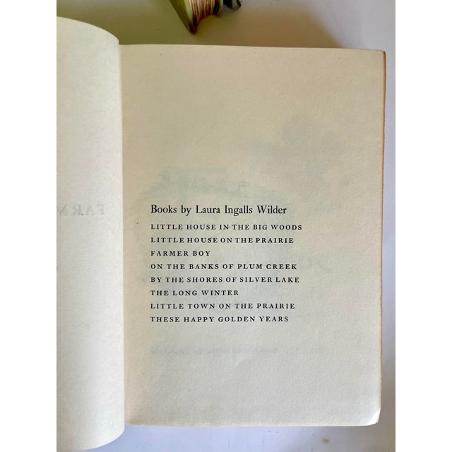1953 Set of Six Laura Ingalls Wilder Clothbound Harper Editions For Sale - Image 4 of 10