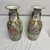 Asian Large 1860 Qing Dynasty Rose Medallion Vases, a Pair For Sale - Image 3 of 12