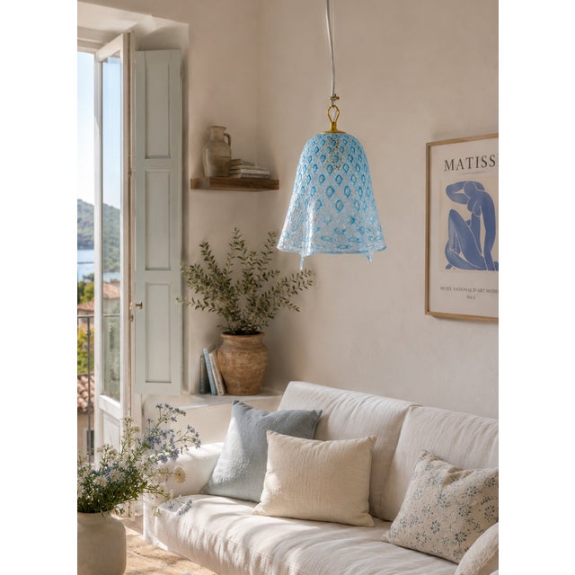 Macrame Handkerchief Pendant Lamp from La Murrina, 1990s For Sale - Image 11 of 18