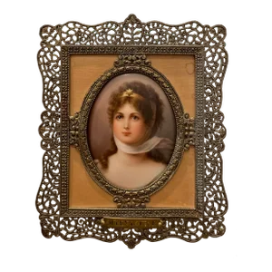 Antique Queen Louise Portrait Miniature