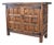 Spanish Baroque Style Tuscan Two Door Cabinet Console For Sale