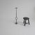 Standing Candleholder in Wrought Iron, 1970s For Sale - Image 6 of 13