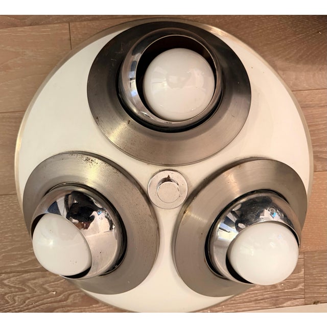 Arredoluce 1950s Mid Century Modern Arredoluce Directional 3 light Flush Lamp For Sale - Image 4 of 18