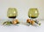 1950s Italian Toleware Hurricane Candle Holders With Citrus Accents For Sale - Image 11 of 12