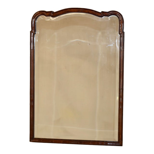 18th Century Queen Anne Walnut Mirror With Stand For Sale