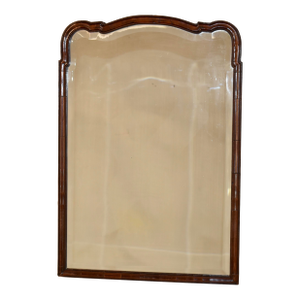 18th Century Queen Anne Walnut Mirror With Stand