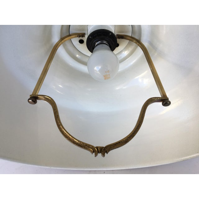 1960s Original 1960s Adjustable Height Scandinavian Hanging Light Made in Italy For Sale - Image 5 of 12