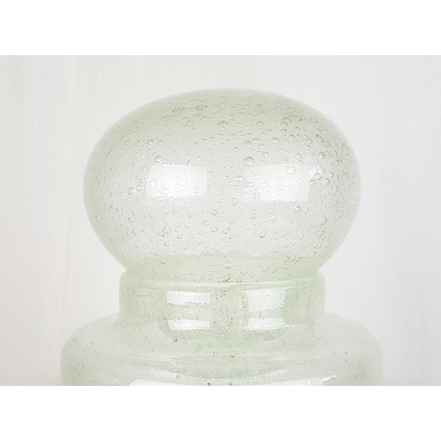 Large Clear Murano Glass Bottle from Barovier & Toso, 1960s For Sale - Image 3 of 11