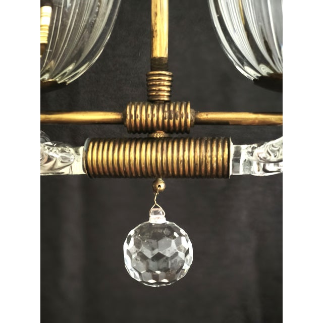 1940s Murano Glass Pendant Lamp from Barovier & Toso, Italy, 1940s For Sale - Image 5 of 12