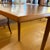 Mid-Century Beveled Edge 1 Leaf Dining Table For Sale - Image 12 of 14