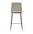 Transitional Evora Grey Velvet Counter Stools - A Pair For Sale - Image 3 of 10