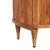 Wood Ribbed Mango Wood 3-Drawer Chest With Brass Hardware For Sale - Image 7 of 8
