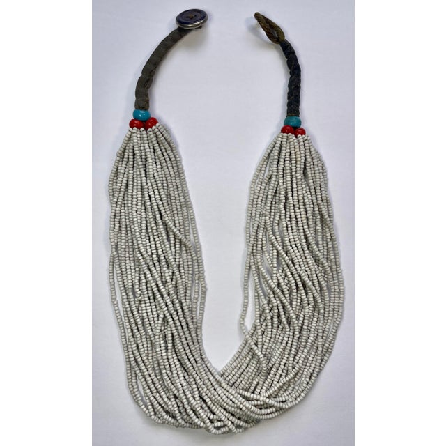Bought in South Africa in the early 2000s, but it might be an Indian Naga-style piece. This is an 18-strand “seed”- sized...