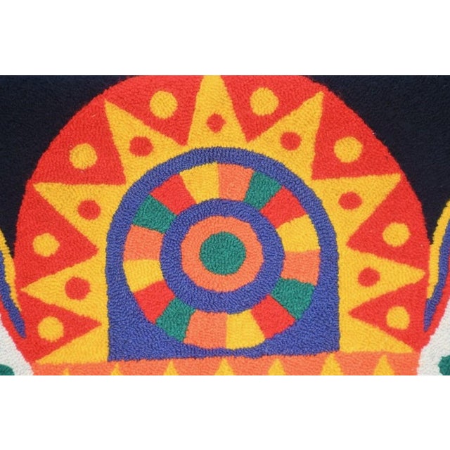 Vintage Wayuu Rug with Indigenous Guajiro Textile Art, Rogelio Gozab Egua, 1970s For Sale - Image 6 of 10