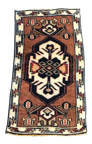 1960s Vintage Turkish Rug-1’6’x2’8"