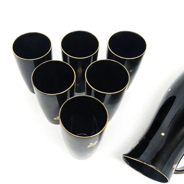 Black Pop-Art Huice Set by Pruszków, Poland, 1960s, Set of 7 For Sale - Image 8 of 11