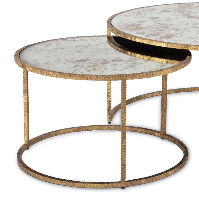 Traditional Regina Andrew Anastasia Nesting Cocktail Tables, Set of 2 For Sale - Image 3 of 6