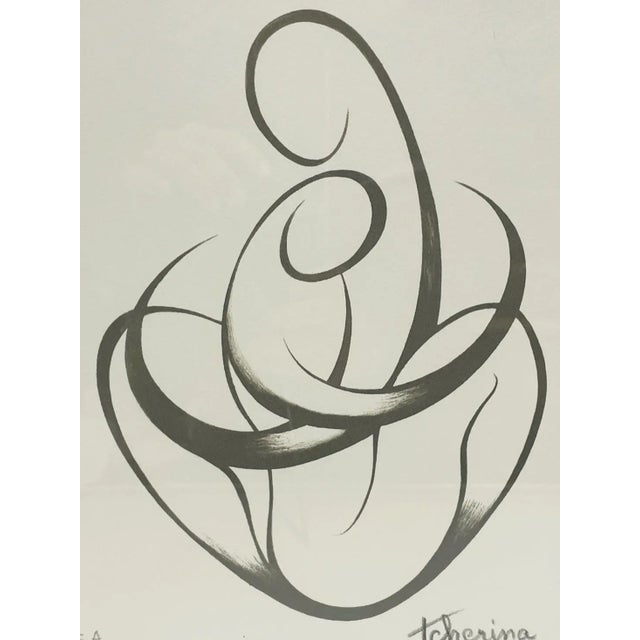 1990s Artist Proof Lithograph by Ludmilla Tcherina Titled "Europe a Coeur" For Sale - Image 4 of 11