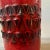 1970s Fat Lava Red and Black Ceramic German Vase For Sale - Image 6 of 11