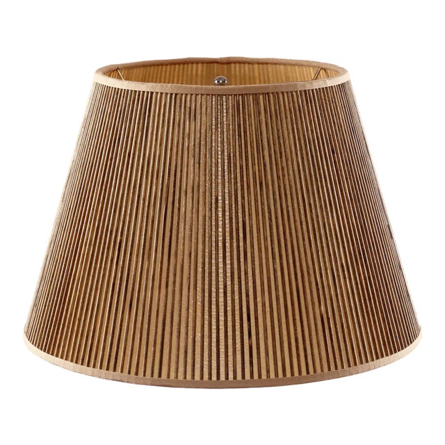 Empire Stick Shade in Walnut Stain, 10" For Sale