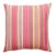 The House of Scalamandré Nile Stripe Pillow, Rose Garden For Sale