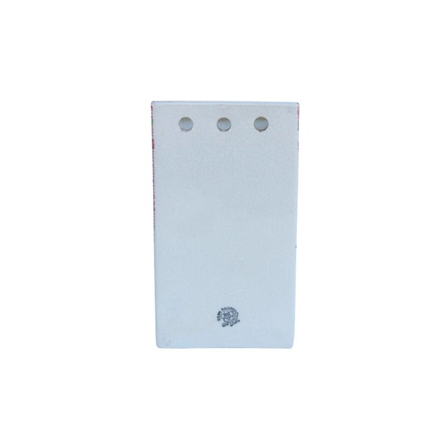 Mid 20th Century Hand Painted Japanese Ceramic Match Holder & Strikers - a Pair For Sale - Image 5 of 8