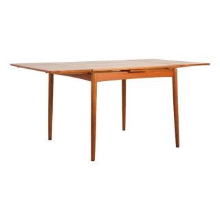 Mid-Century Modern Danish Extendable Dining Table in Teak by Spoul Hundevad for Hundevad & Co, 1960s For Sale