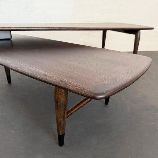 Mid-Century Modern Switchblade Coffee Table by Andre Bus for Lane Acclaim For Sale - Image 12 of 13