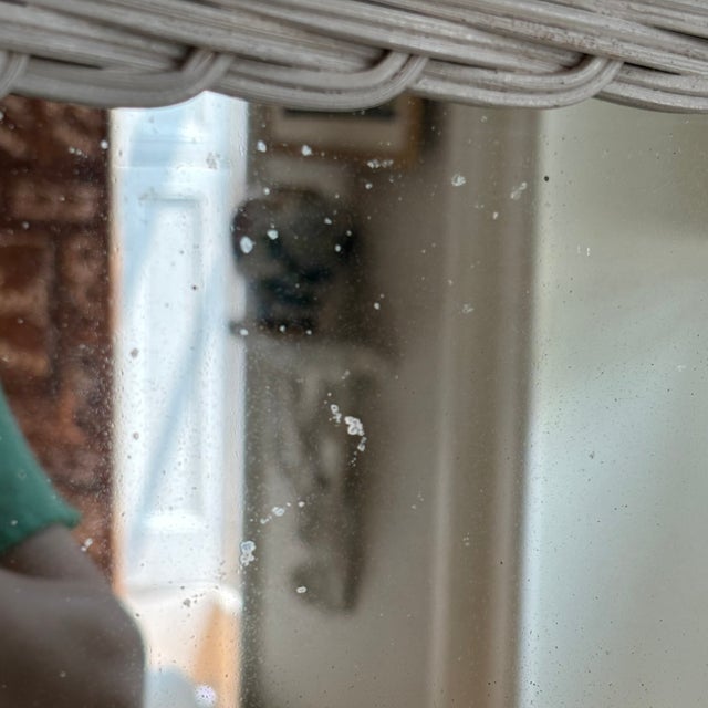 Wicker Mirror For Sale - Image 10 of 12