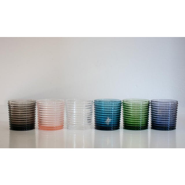 Early 21st Century Vintage Italian Murano Glasses by Mariana Iskra for Ribes, Set of 6 For Sale - Image 5 of 18