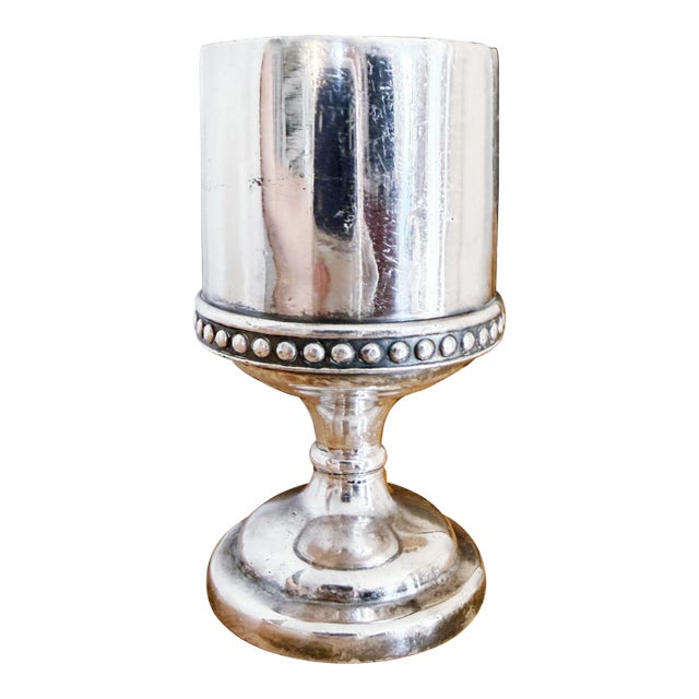 Antique Silver Plated Toothpick Holder From Rock Island Lines Railroad For Sale