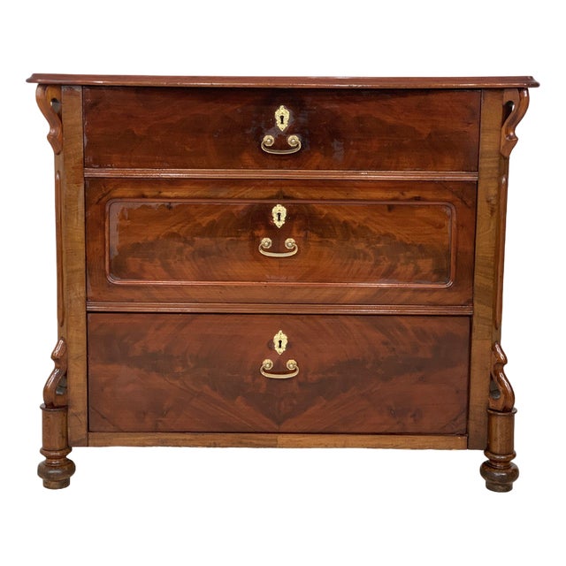 Vintage Brown Dressing Table For Sale